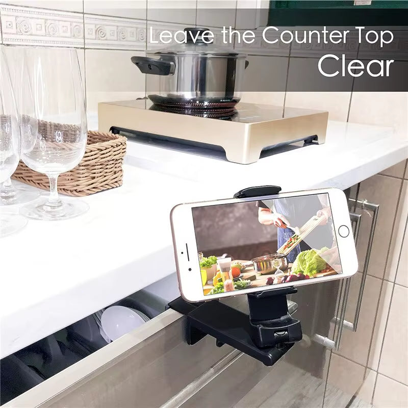 Portable Foldable Airplane Phone Holder - Rotatable Travel Mount for Desk & Train Seat - Perfect for Selfies and Hands-Free Use