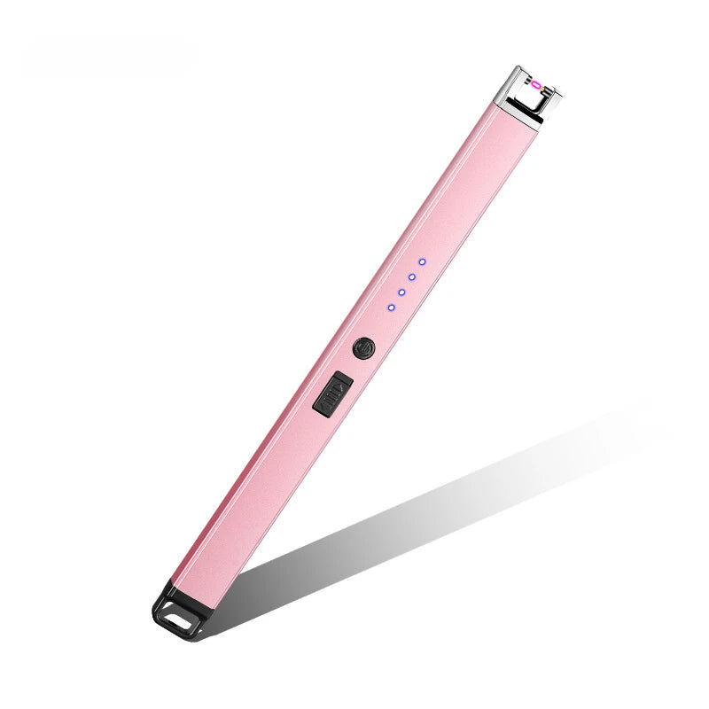Rechargeable Flameless Plasma Lighter - Windproof Electric Arc Ignition for Candles, BBQ & Outdoor Use