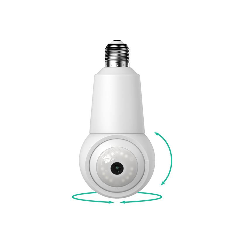 Luna Bright Eye - 360° Wireless Security Camera with Color Night Vision, AI Motion Detection & Two-Way Talk for Home & Business