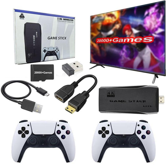 Ultimate 2025 Retro Gaming Console - 20,000+ Games, 9 Emulators, 4K HDMI, Wireless Controllers, Plug & Play!