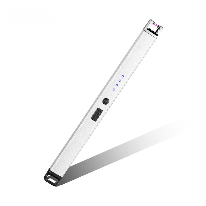 Rechargeable Flameless Plasma Lighter - Windproof Electric Arc Ignition for Candles, BBQ & Outdoor Use