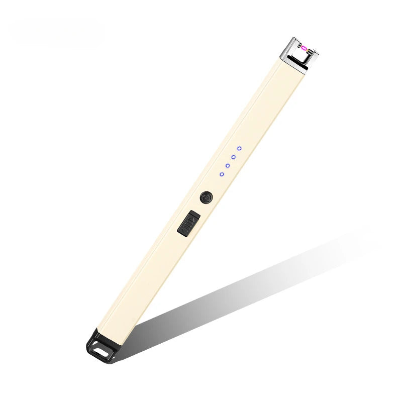 Rechargeable Flameless Plasma Lighter - Windproof Electric Arc Ignition for Candles, BBQ & Outdoor Use
